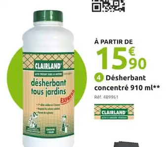 Désherbant concentré 910 ml**