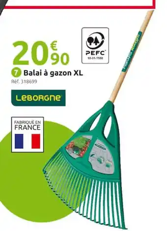 Mr Bricolage Balai à gazon XL offre