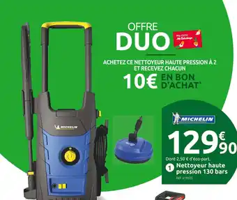Mr Bricolage Nettoyeur haute pression 130 bars offre