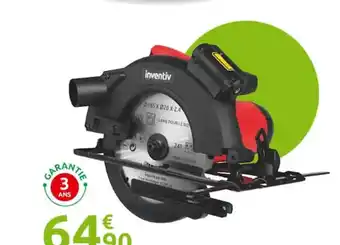 Mr Bricolage Scie circulaire 65 mm 1400 W offre