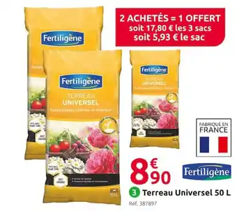 Mr Bricolage Terreau Universel 50 L offre