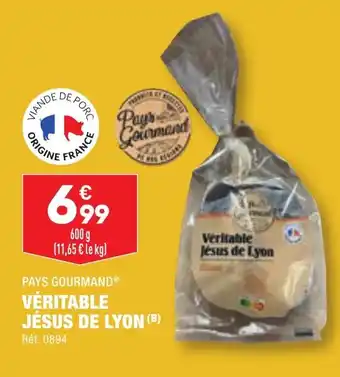 ALDI VÉRITABLE JÉSUS DE LYON (B) offre