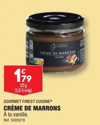 ALDI CRÈME DE MARRONS offre