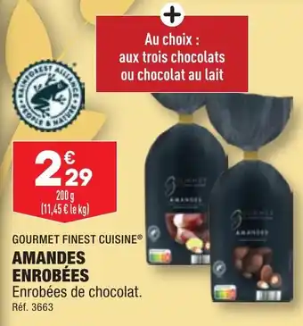 ALDI AMANDES ENROBÉES offre