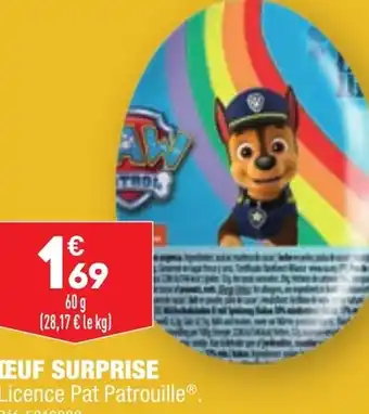 ALDI ŒUF SURPRISE offre