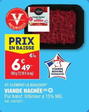 ALDI VIANDE HACHÉE (A) ✪ offre