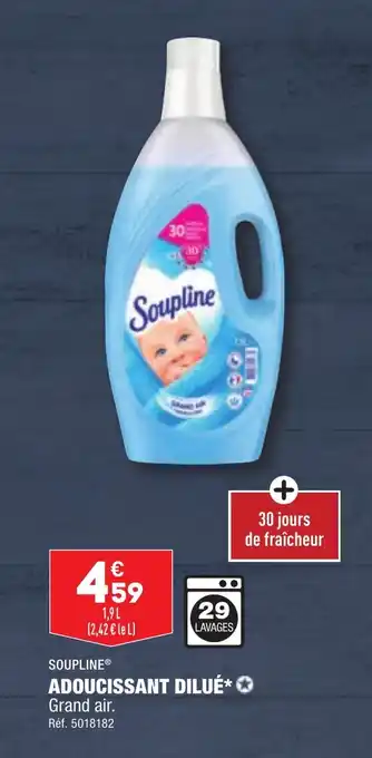 ALDI SOUPLINE® ADOUCISSANT DILUÉ*✪ offre