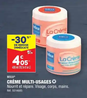 ALDI MIXA® CRÈME MULTI-USAGES ✪ offre