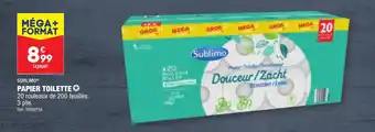 ALDI SUBLIMO® PAPIER TOILETTE✪ offre