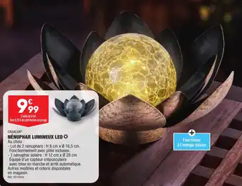 ALDI CASALUX® NÉNUPHAR LUMINEUX LED ✪ offre