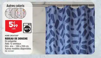 ALDI RIDEAU DE DOUCHE offre