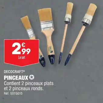 ALDI DECOCRAFT® PINCEAUX offre