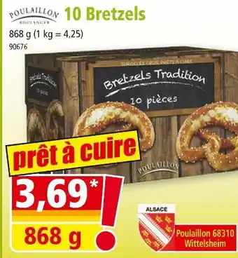 Norma POULAILLON 10 Bretzels offre