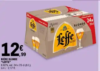 E.Leclerc Express BIÈRE BLONDE "LEFFE" offre