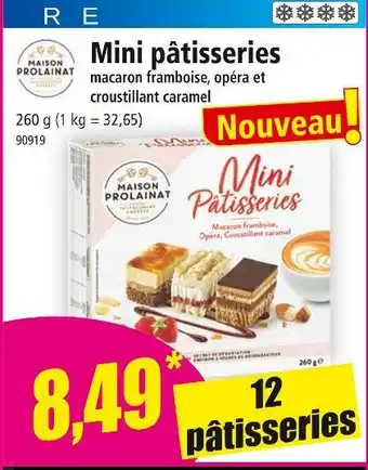 Norma MAISON PROLAINAT Mini pâtisseries offre