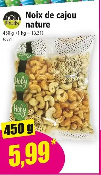 Norma Holy Fruit Noix de cajou nature offre
