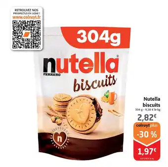 Colruyt Nutella biscuits offre