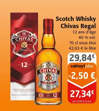 Colruyt Chivas Regal Scotch Whisky offre