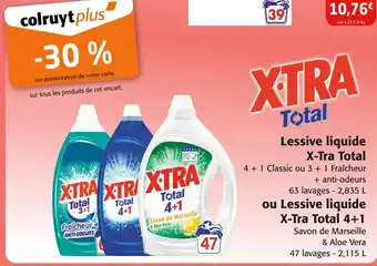 Colruyt X-Tra Total -30% sur tous les produits de cet encart offre