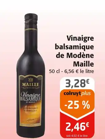 Colruyt Maille Vinaigre balsamique de Modène offre