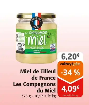 Colruyt Les Compagnons du Miel Miel de Tilleul de France offre