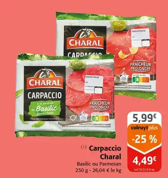 Colruyt Charal Carpaccio offre