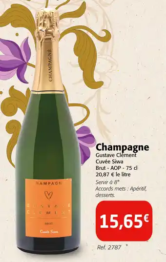 Colruyt Gustave Clément Champagne offre