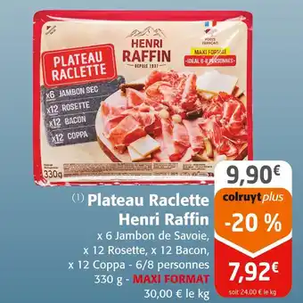 Colruyt Henri Raffin Plateau Raclette offre