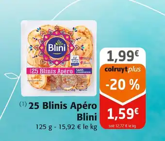 Colruyt Blini 25 Blinis Apéro offre