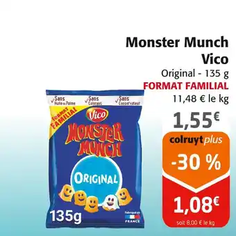 Colruyt Vico Monster Munch offre