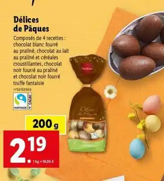 Lidl Favorina - délices de pâques offre