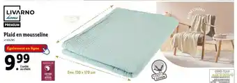 Lidl Livarno home - plaid en mousseline offre