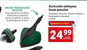 Lidl Parkside - accessoire nettoyeur haute pression offre