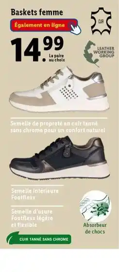 Baskets femme