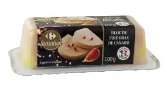 Carrefour Market CARREFOUR SENSATION Bloc de foie gras de canard offre