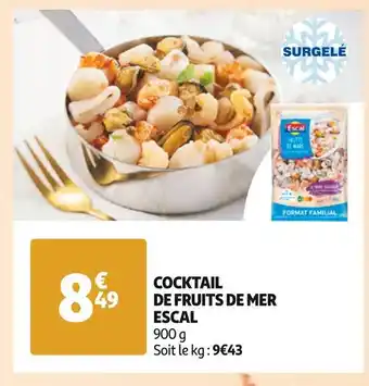Auchan ESCAL COCKTAIL DE FRUITS DE MER offre