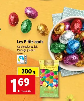 Lidl FAVORINA Les P’tits œufs offre