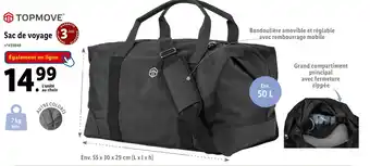 Lidl TOP MOVE Sac de voyage offre