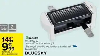 Bluesky - raclette réf.: brg2-22