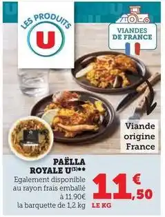 Super U U - paëlla royale offre