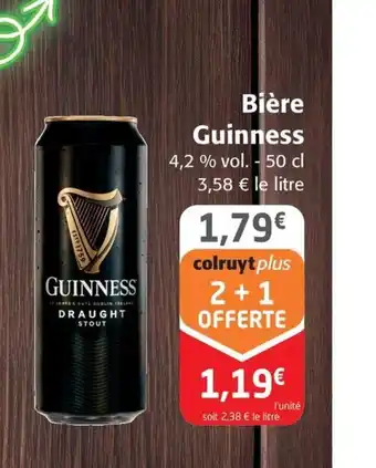 Colruyt Bière Guinness offre