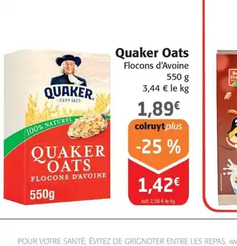 Colruyt Quaker Oats offre