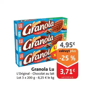 Colruyt Granola Lu offre