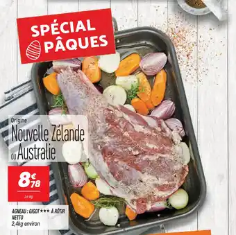 Netto AGNEAU: GIGOT À ROTIR offre