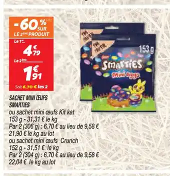 Netto SACHET MINI CEUFS SMARTIES offre