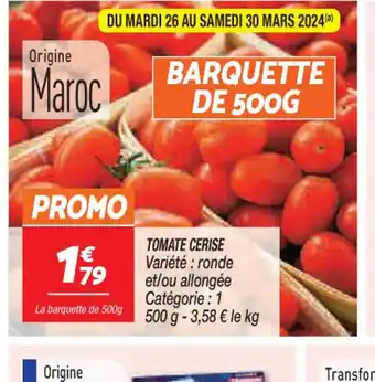 Netto TOMATE CERISE offre