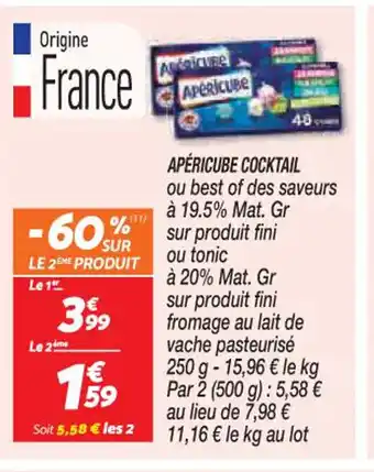 Netto APÉRICUBE COCKTAIL offre