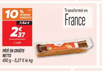 Netto PÂTÉ EN CROÛTE NETTO offre