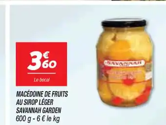 Netto MACÉDOINE DE FRUITS AU SIROP LÉGER offre