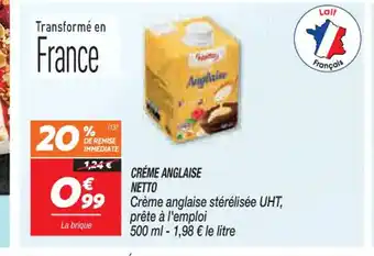 Netto CRÉME ANGLAISE NETTO offre